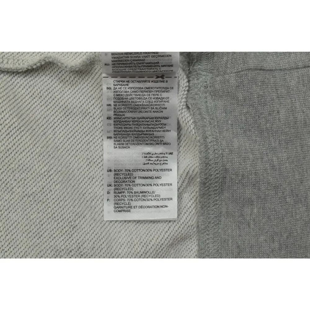 Adidas Kansas Jayhawks KU Crewneck Sweatshirt Gray Men's 2XL Heathered Pullover